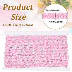 Polyester Braided Lace Trim&nbsp;OCOR-WH0074-92F