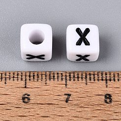 Opaque Acrylic Beads&nbsp;SACR-N020-04A-X