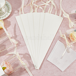 Triangle Paper Bouquet Packaging Bags&nbsp;ABAG-WH0045-24B