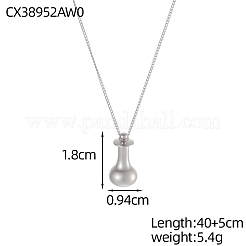304 Stainless Steel Chess Pendant Necklaces&nbsp;NJEW-OY002-52P