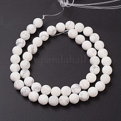 Natural Howlite Beads Strands&nbsp;X-G-G770-06