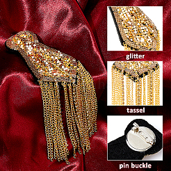 2Pcs Fashionable Tassel Epaulettes&nbsp;FIND-FH0012-13