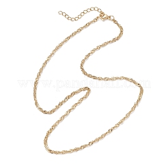 304 Stainless Steel Singapore Chain Necklaces for Women&nbsp;NJEW-JN05592