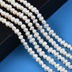 Natural Cultured Freshwater Pearl Beads Strands&nbsp;PEAR-N013-04B