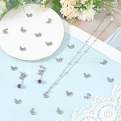 20Pcs 304 Stainless Steel Charms&nbsp;STAS-BBC0007-73P