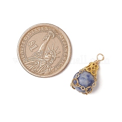 Natural Rose Quartz/Unakite/Black Stone/Blue Spot Jasper/White Jade Pendants&nbsp;PALLOY-JF03396