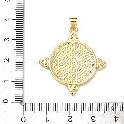 Brass Enamel Pendants&nbsp;KK-Z153-20G