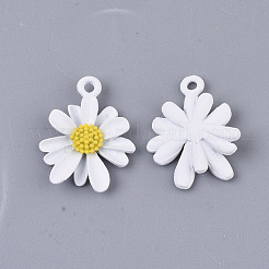 Spray Painted Alloy Pendants&nbsp;X-PALLOY-N0147-04E