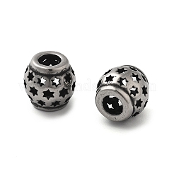 304 Stainless Steel European Beads&nbsp;STAS-V008-39AS