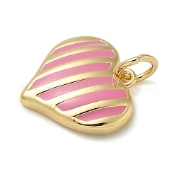Rack Plating Brass Enamel Charms&nbsp;KK-K392-41G-02