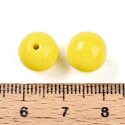 Opaque Solid Color Glass Beads&nbsp;GLAA-N007-10mm-A02