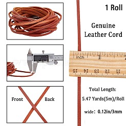 Cowhide Leather Cord&nbsp;WL-WH0008-05C