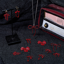 12Pcs 6 Styles Spray Painted Alloy Pendants&nbsp;FIND-BM0001-24