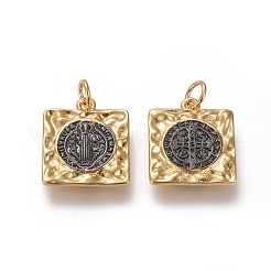 Brass Pendants&nbsp;KK-L188-14GB