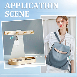 DIY Blank Double-sided Heat Transfer Aluminium Pendant Keychain Making Kits&nbsp;DIY-SP0005-26D