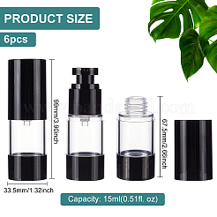 Empty Portable Plastic Airless Pump Bottles&nbsp;MRMJ-WH0075-67A