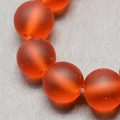 Baking Paint Transparent Glass Bead Strands&nbsp;X-GLAA-S031-10mm-06