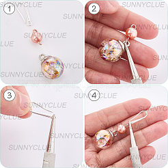 32Pcs Brass Earring Hooks&nbsp;KK-SC0006-57S