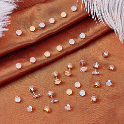 30Pcs 3 Colors Brass Ear Nuts&nbsp;KK-ME0003-62