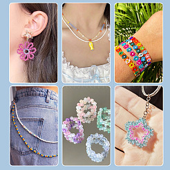 180g 12 Colors Glass Seed Beads&nbsp;SEED-TA0001-35