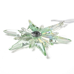 Christmas Transparent Plastic Pendant Decoration&nbsp;LS-HJEW-G022-01C