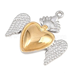 304 Stainless Steel Pendants&nbsp;STAS-G398-06GP