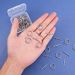 304 Stainless Steel Toggle Clasps&nbsp;STAS-PH0018-30P