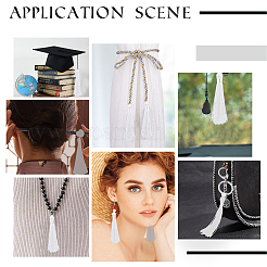 10Pcs Nylon Tassels Big Pendant Decorations&nbsp;FIND-SC0003-38D