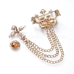 Men's Alloy Brooch Lapel Pin&nbsp;JEWB-D005-06G