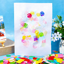 10 Bags Flat Round Paper Confetti&nbsp;DIY-ME0002-97
