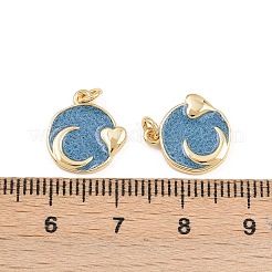 Brass Enamel Pendants&nbsp;KK-B157-16G-01