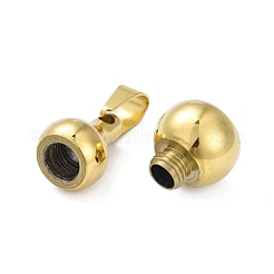 Ion Plating(IP) Openable 304 Stainless Steel Urn Ashes Pendants&nbsp;STAS-D097-15G