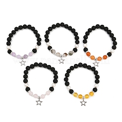 5Pcs Star 304 Stainless Steel Charms Bracelets&nbsp;BJEW-JB12401