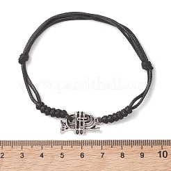 Musical Theme Alloy Link Bracelets&nbsp;BJEW-JB13536