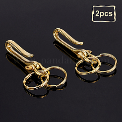 Brass Swiveling U-Hook&nbsp;KK-PH0001-42G