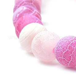 Natural Weathered Agate Beads Strands&nbsp;G-S259-05I-8mm