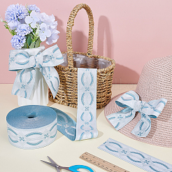 8M Rhombus Pattern Polyester Ribbon&nbsp;OCOR-ME0001-04C