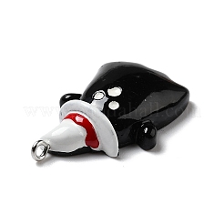 Halloween Opaque Resin Pendants&nbsp;RESI-B011-10