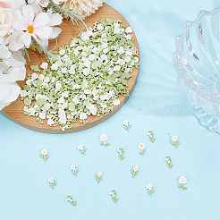 300Pcs 6 Styles Luminous Opaque Epoxy Resin Decoden Cabochons&nbsp;CRES-DR0001-03
