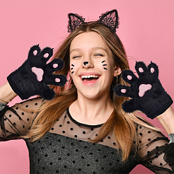 Polyester Fiber Gloves&nbsp;AJEW-WH0816-231A