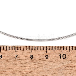1.5MM 201 Stainless Steel Wire Choker Necklace&nbsp;NJEW-Z098-02P