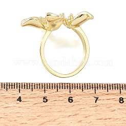 Barss Enamel Cuff Open Rings for Women&nbsp;KK-CBA1C83-01B-G