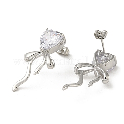 Brass Stud Earrings&nbsp;EJEW-D109-04P