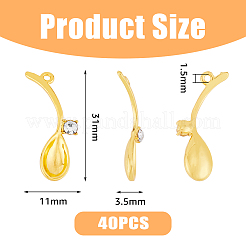40PCS Alloy Pendants&nbsp;PALLOY-DC0001-23-RS