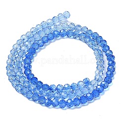 Transparent Painted Glass Beads Strands&nbsp;X1-DGLA-A034-T3mm-A01