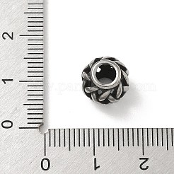 304 Stainless Steel European Beads&nbsp;STAS-H238-09L-AS