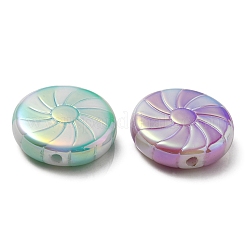 UV Plating Opaque Acrylic Beads&nbsp;OACR-P010-02