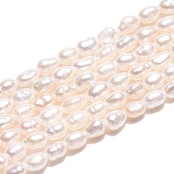 Natural Cultured Freshwater Pearl Beads Strands&nbsp;PEAR-T006-07