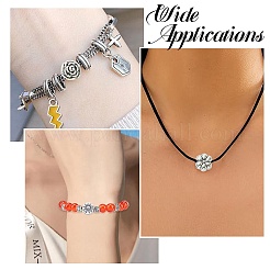 40Pcs 10 Styles Tibetan Style Alloy European Beads&nbsp;FIND-CJ0005-29