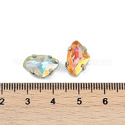 Brass Glass Rhinestone Sew on Rhinestones&nbsp;RGLA-U001-02P